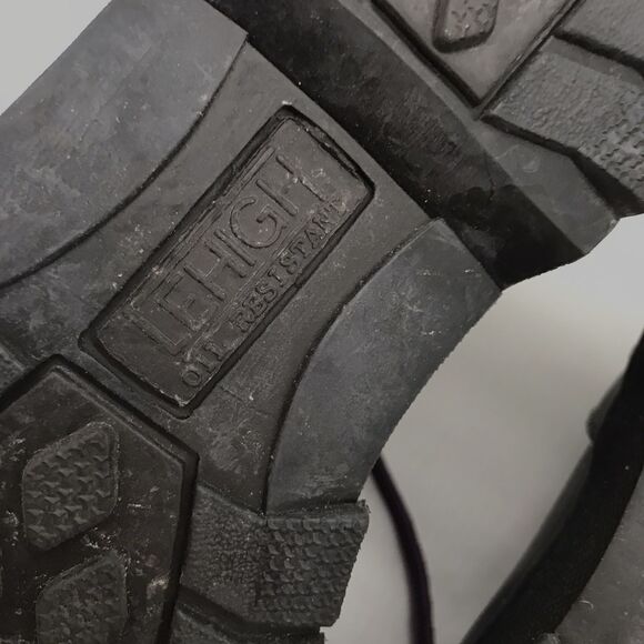 LeHigh NuGuard 75 Safety Toe EH Work Shoes Women's 6.5 Black Slip Oil Resistant - Picture 13 of 15